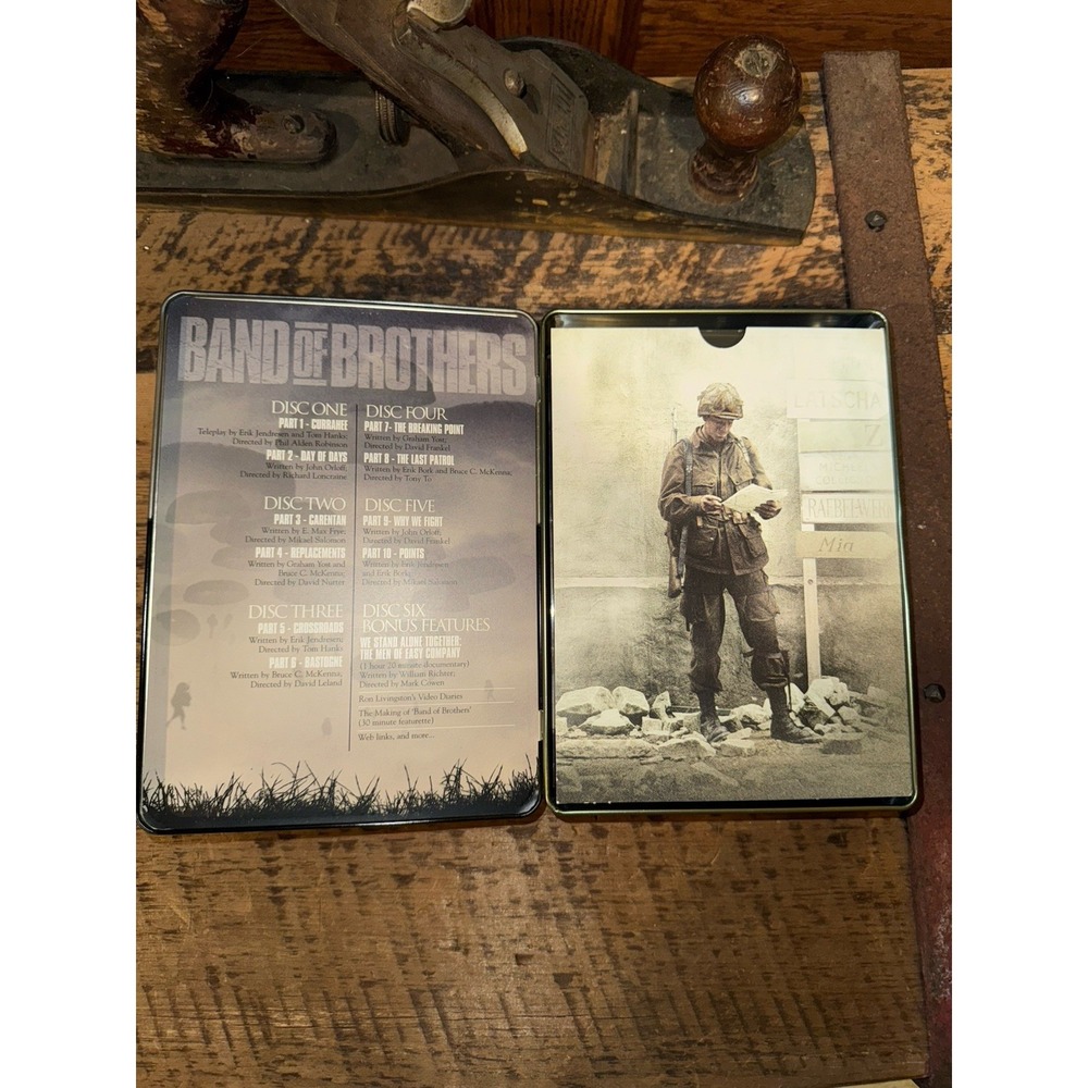 Band of Brothers DVD 6-Disc Set HBO Complete Series Steel book Tin Case - Picture 4 of 4
